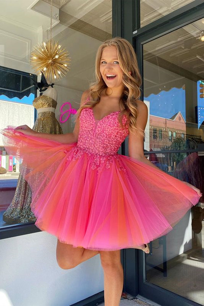 short hot pink cocktail dresses 39630 Jovani Short and Cocktail