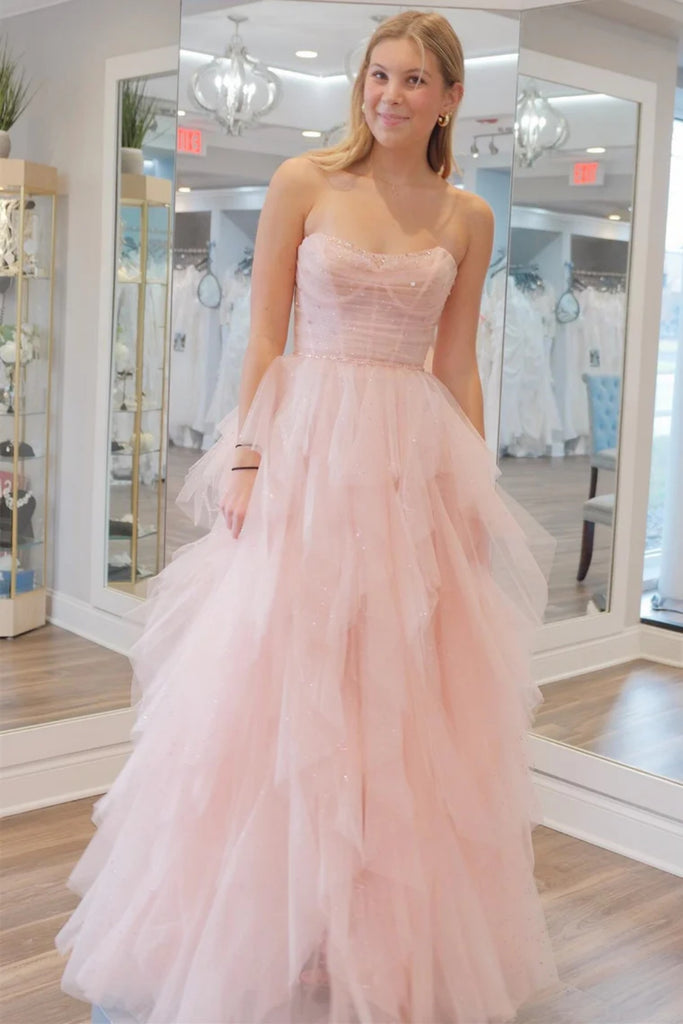 poofy pink dress Elegant One Shoulder Puffy Quinceanera For Sweet 15 16 Girls Pink / 12 Fitted corset bodice with bubble mini skirt Occasion Princess Pink Sweetheart Puffy Sleeeves