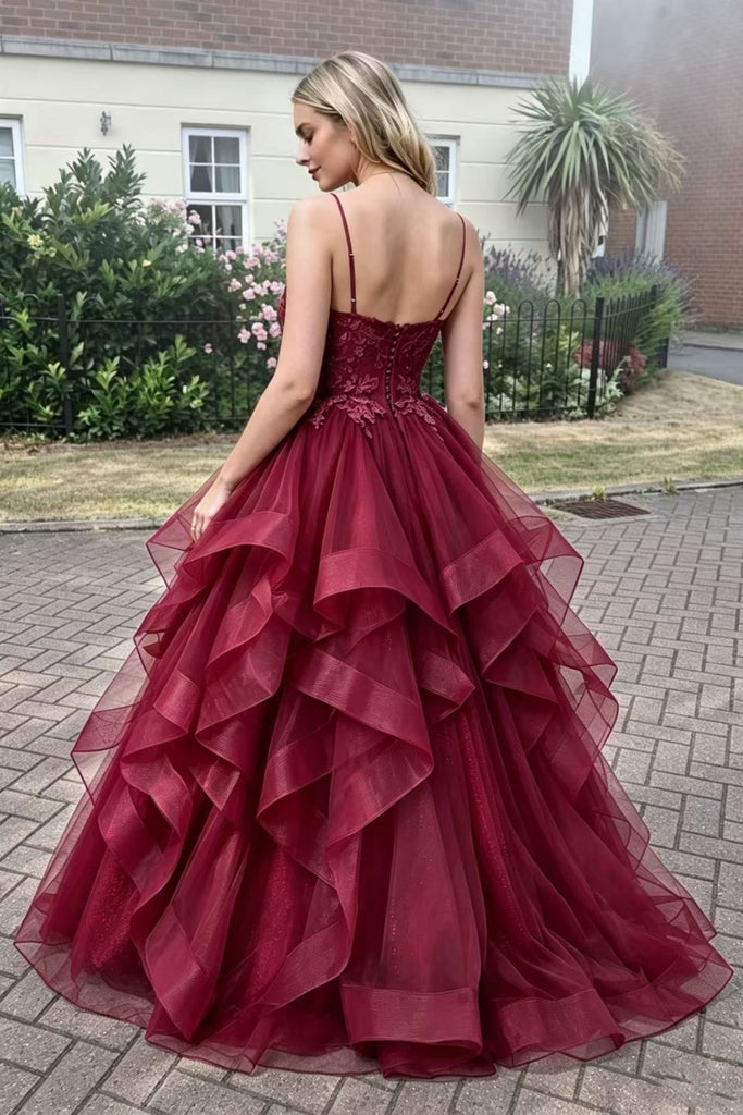 burgundy open back prom dress Azazie 2026 Corset Lace Up Mermaid Prom Dress Burgundy Gown