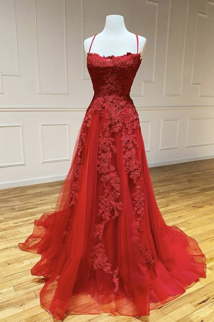 open lace back dress A Line Backless Red Lace Long Prom Dress, Long Red Lace Formal Dress, abcprom open lace back dress A Line Backless Red Lace Long Prom Dress, Long Red Lace Formal Dress, abcprom