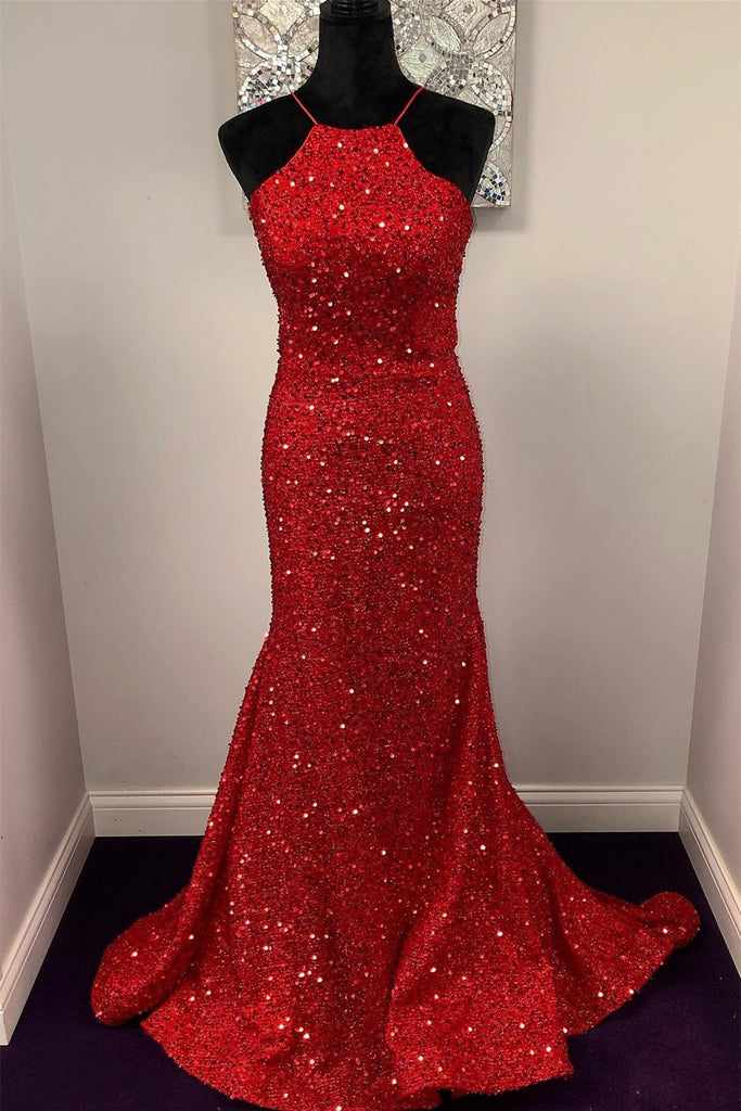 Backless Mermaid Burgundy Sequins Long Prom Dress, Mermaid Burgundy Fo abcprom Backless Mermaid Burgundy Sequins Long Prom Dress, Mermaid Burgundy Fo abcprom
