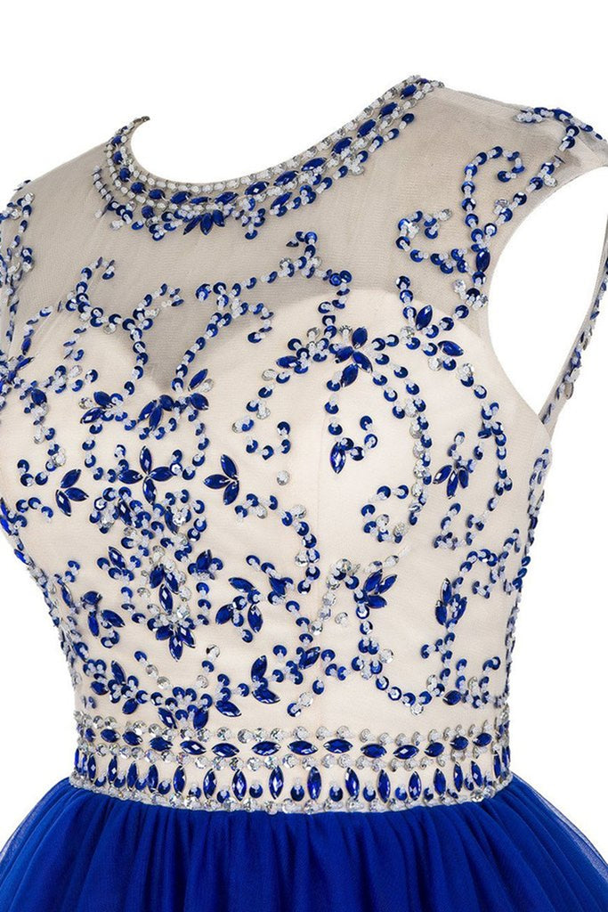 Short blue prom dresses 2019 sale