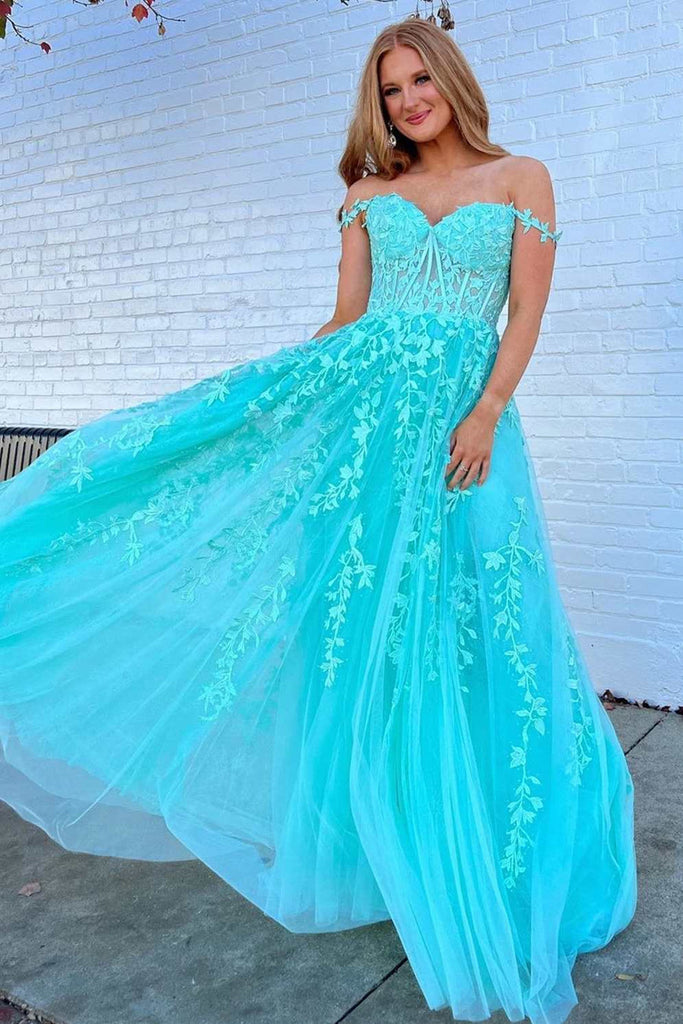 Two Piece Long Teal Prom Dress Sparkly With Crystal Halter Top #CH6643 -  GemGrace.com