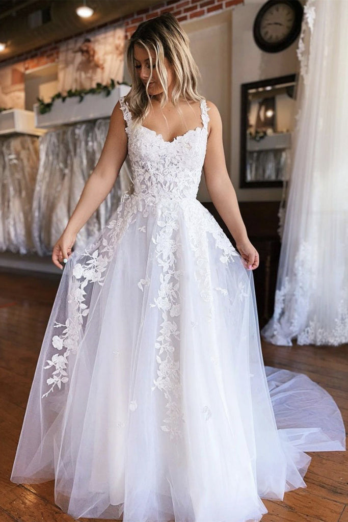 Off Shoulder White Lace Tulle Long Prom Dress, Off the Shoulder White abcprom Off Shoulder White Lace Tulle Long Prom Dress, Off the Shoulder White abcprom