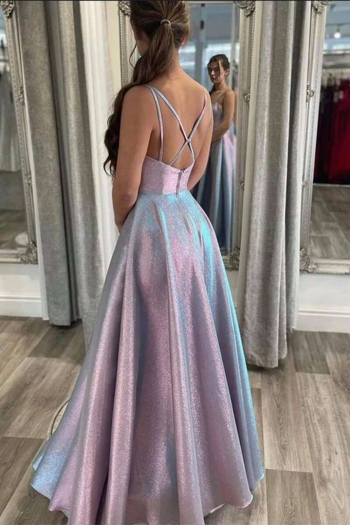 Open Back Silver Satin Long Prom Dress, Long Silver Formal Graduation abcprom Open Back Silver Satin Long Prom Dress, Long Silver Formal Graduation abcprom