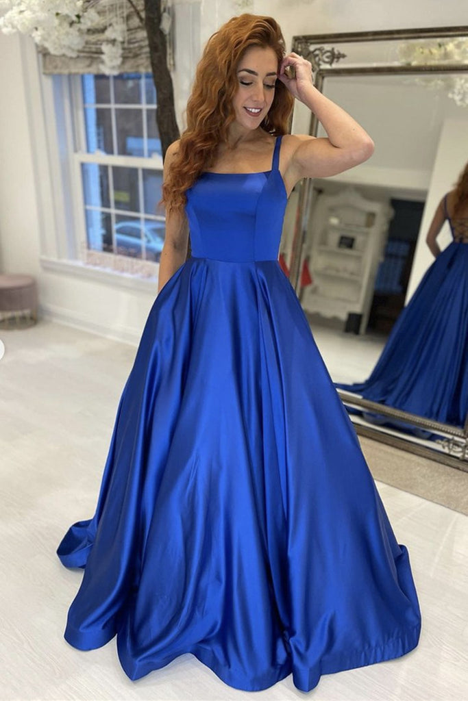 SATIN Party Dress, Size : M, Color : ROYAL BLUE at Rs 1,500 / Piece in  Ajmer | SHIVI BOUTIQUE