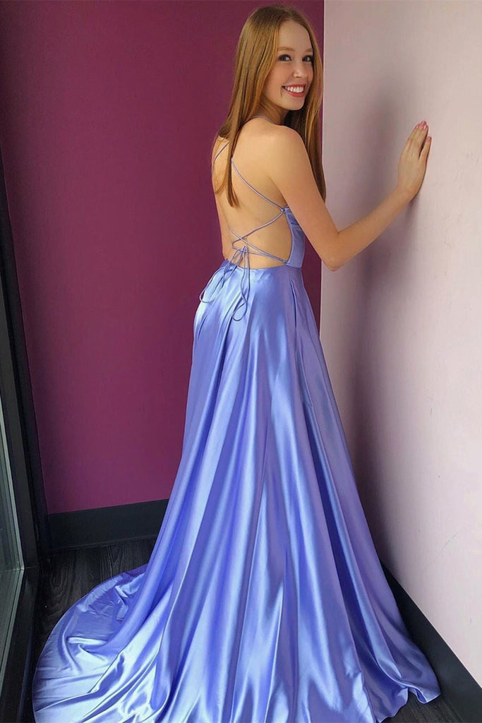 backless lavender maxi dress Asymmetrical Sleeveless Satin One Shoulder, Chasey Gown in Lavender, Size M, For Bridal Shower Or Bridesmaid