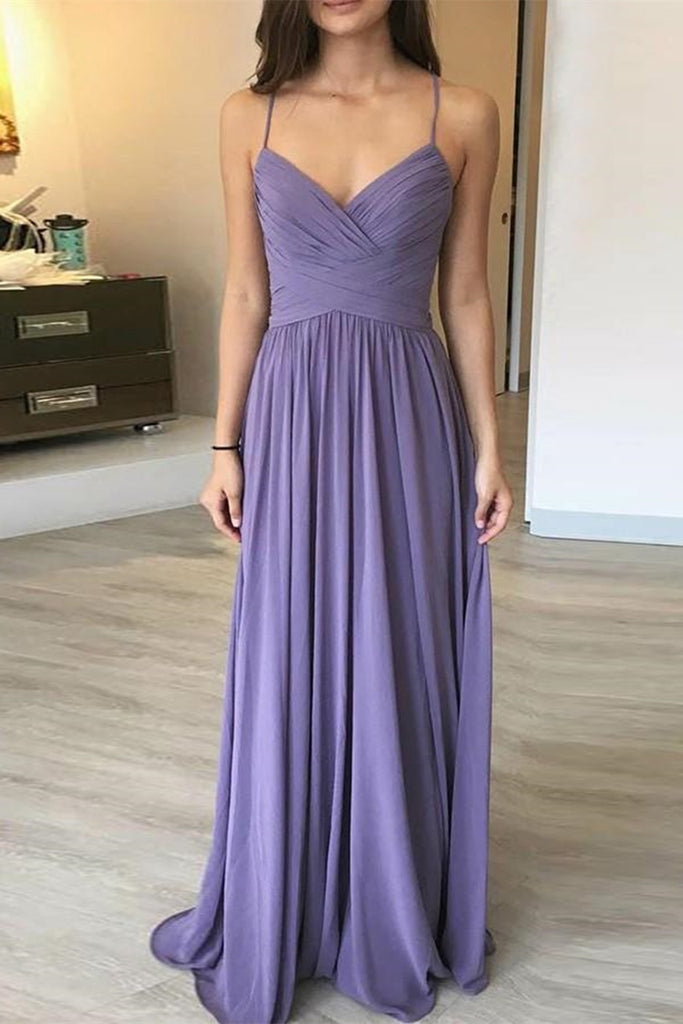 Simple A Line V Neck Backless Long Lavender Prom Dress, Backless Laven abcprom Simple A Line V Neck Backless Long Lavender Prom Dress, Backless Laven abcprom